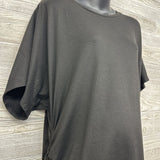 LS Ribbed Ruched Shirt 2XL