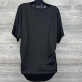 LS Ribbed Ruched Shirt 2XL