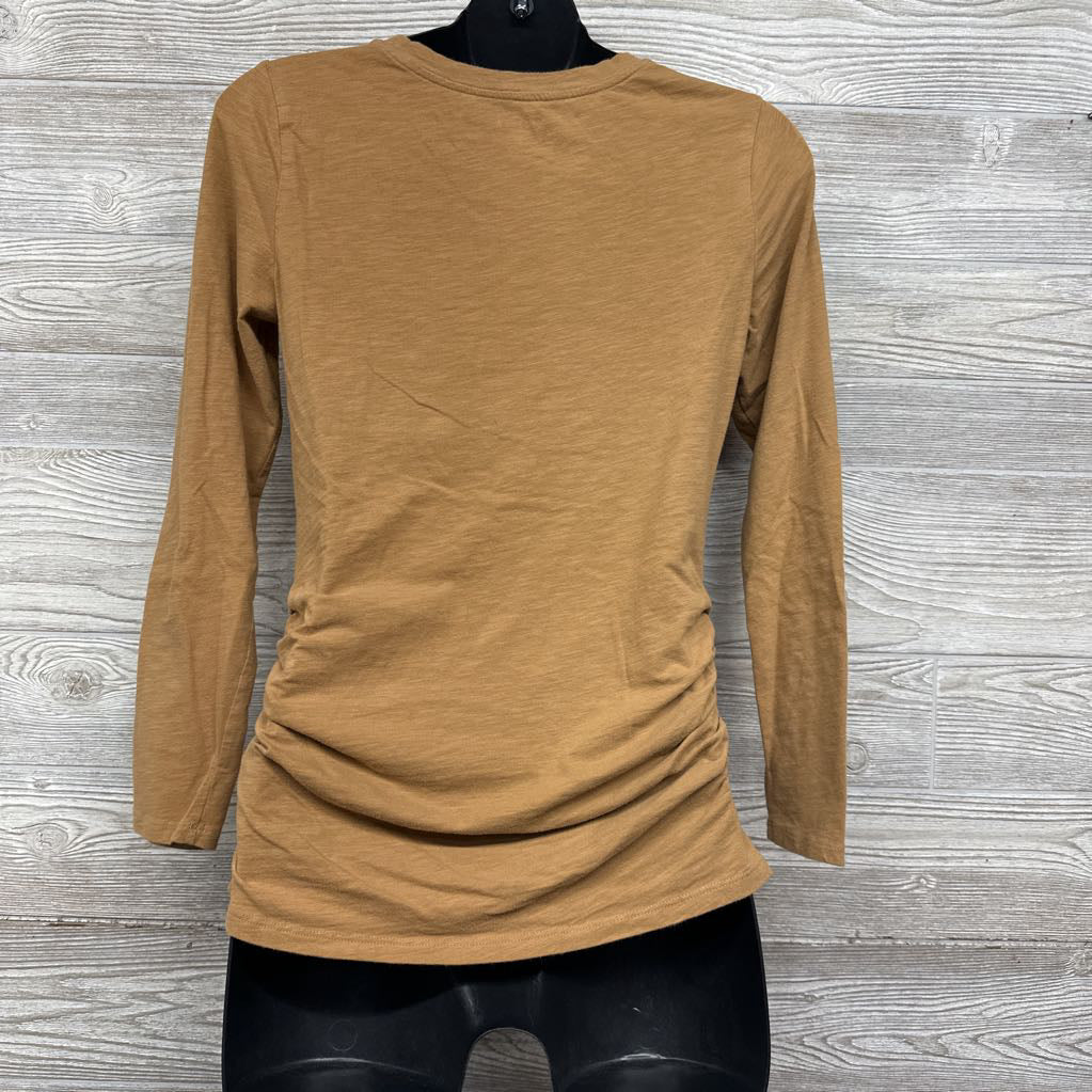 LS Ruched Shirt Medium