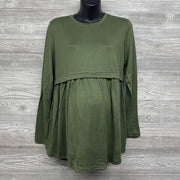 NEW Pleated LS Shirt Large