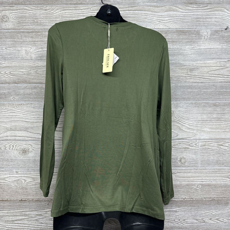 NEW Pleated LS Shirt Large