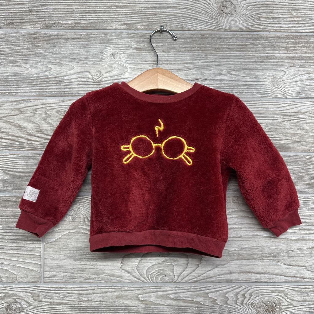 Plush Crewneck Glasses 18M