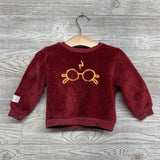 Plush Crewneck Glasses 18M