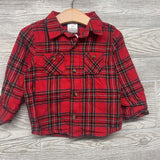 Flannel Button Up Shirt 24M