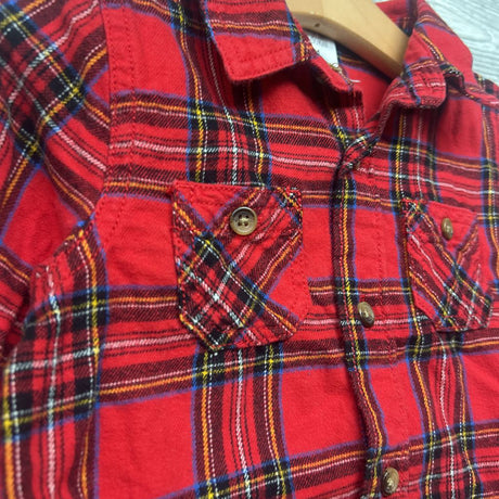 Flannel Button Up Shirt 24M