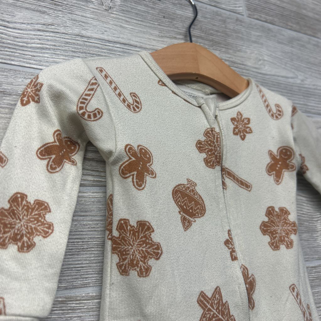 Sleeper Gingerbread, Candy Cane 18M