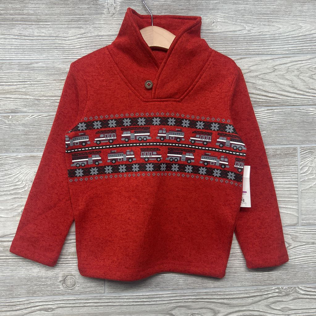 NEW Shawl Collar Pullover Fire Trucks 4t