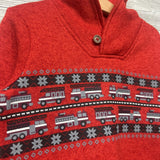 NEW Shawl Collar Pullover Fire Trucks 4t