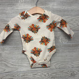 LS Bodysuit Turkeys 0-3M