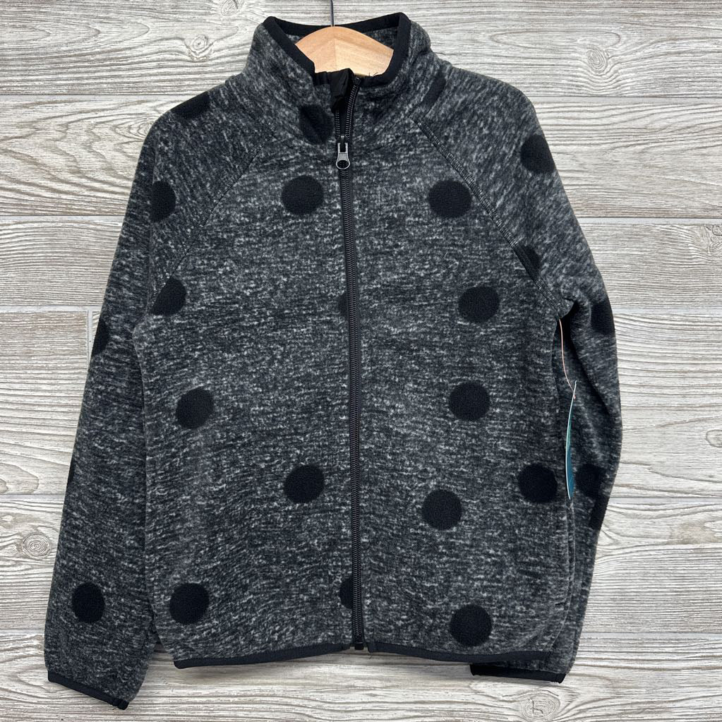 NEW Fleece Jacket Dots 6-7