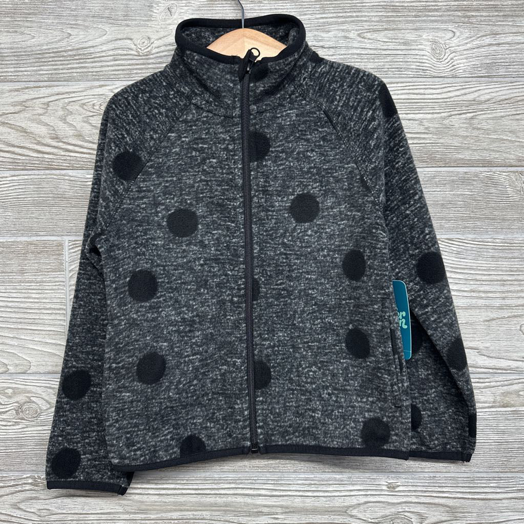 NEW Fleece Jacket Dots 4-5