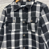 Plaid Button Up Shacket 10-12
