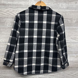 Plaid Button Up Shacket 10-12