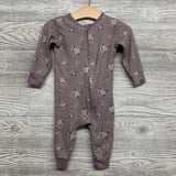 Velour Outfit Flowers 6-9M