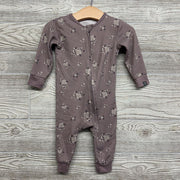 Velour Outfit Flowers 6-9M