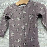 Velour Outfit Flowers 6-9M