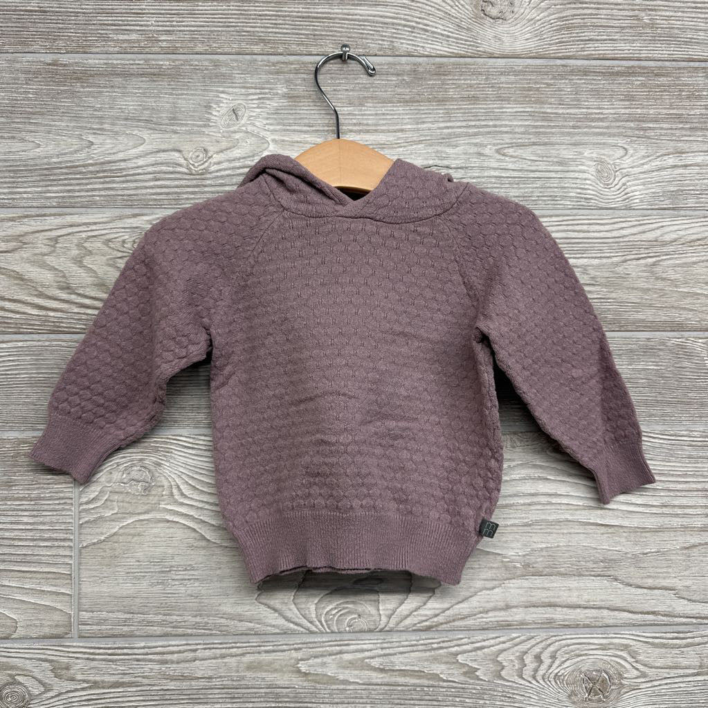 Textured Shirt W/ Hood 12M