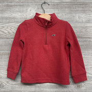 1/4 Zip Pullover Embroidered Whale 4t