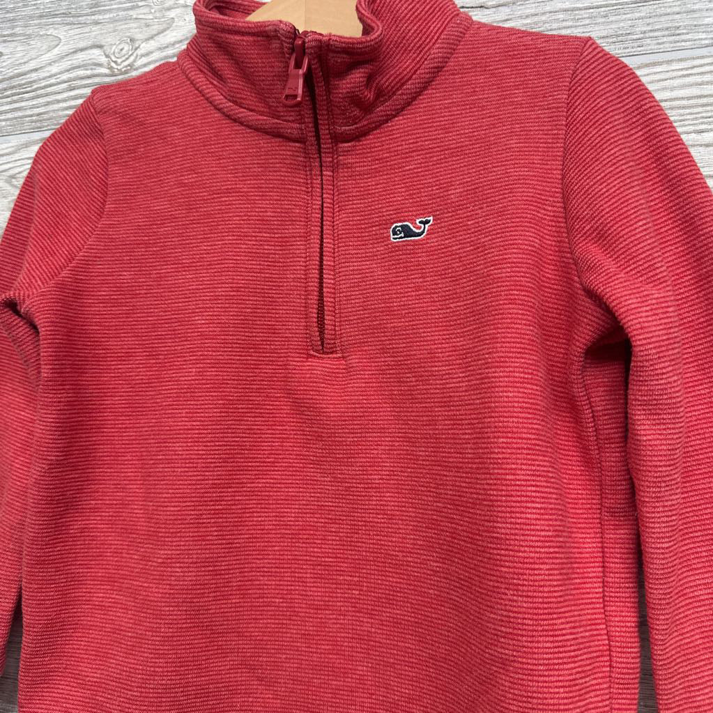 1/4 Zip Pullover Embroidered Whale 4t