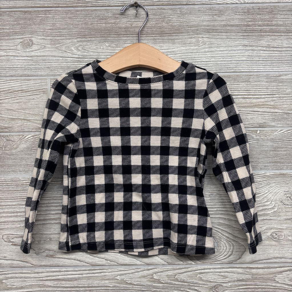Gingham Thermal LS Shirt 5t