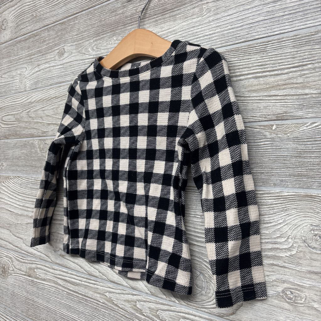 Gingham Thermal LS Shirt 5t
