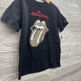 Shirt Weathered Logo Rolling Stones 7-8