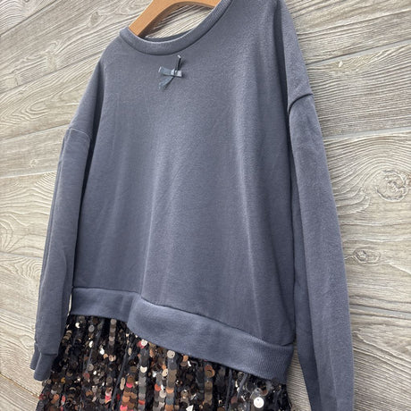 Crewneck Dress Sequins 8
