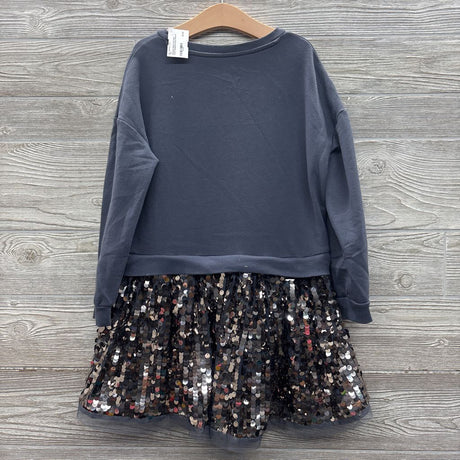 Crewneck Dress Sequins 8