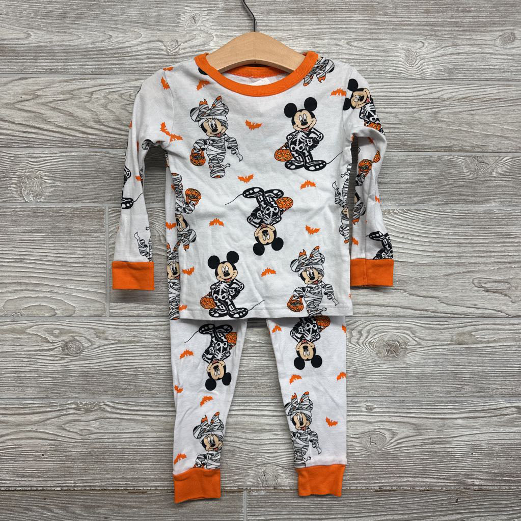 2 Pc Pj Skeleton Mickey Mouse 4t