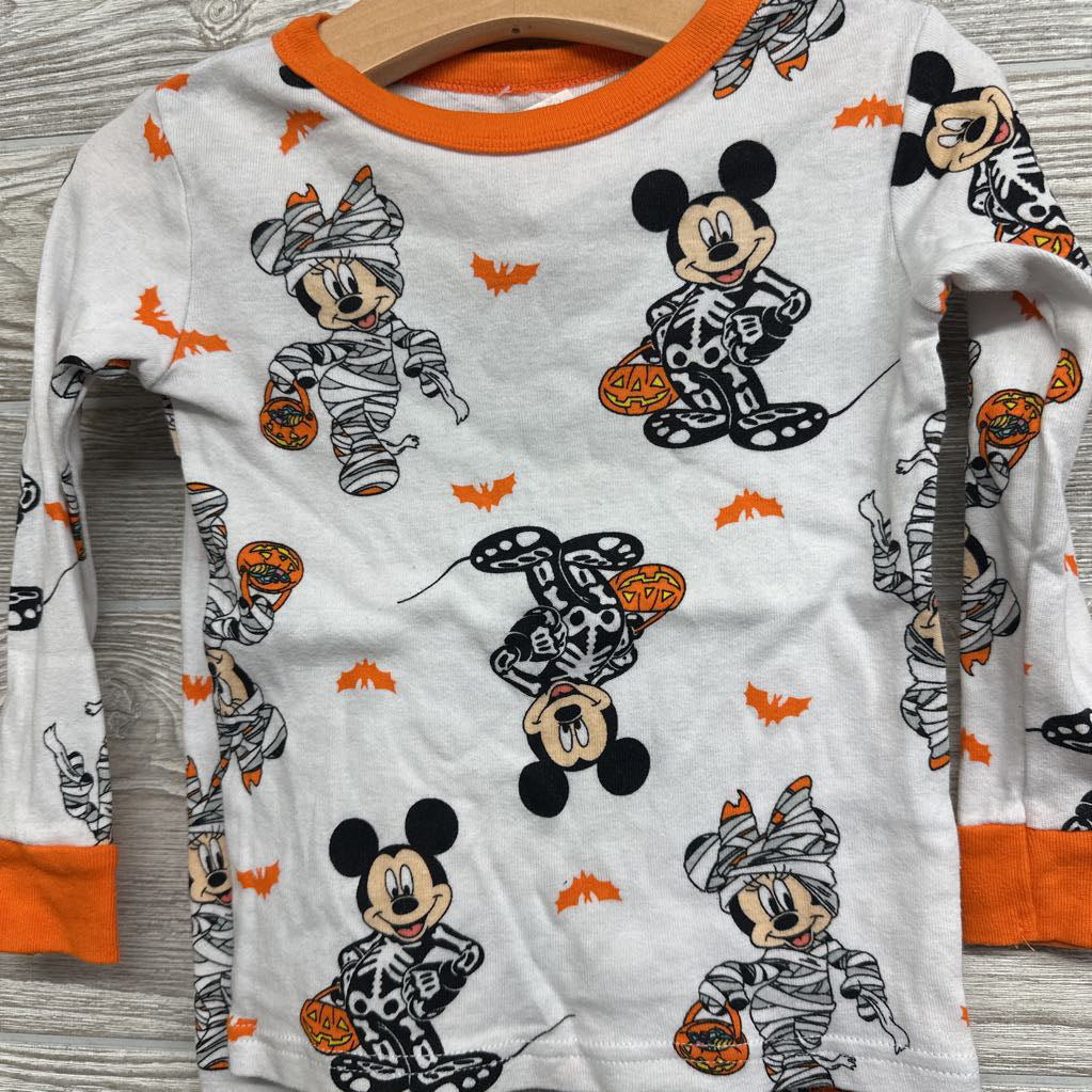 2 Pc Pj Skeleton Mickey Mouse 4t