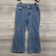 High Rise Flare Jeans Butterflies 7