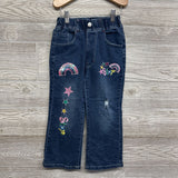 Jeans Sequin Rainbow Patch Embroidered Stars 7