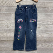 Jeans Sequin Rainbow Patch Embroidered Stars 7