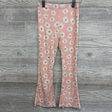 Flutter Sleeve Shirt & Ribbed Flare Pants Flowers 7