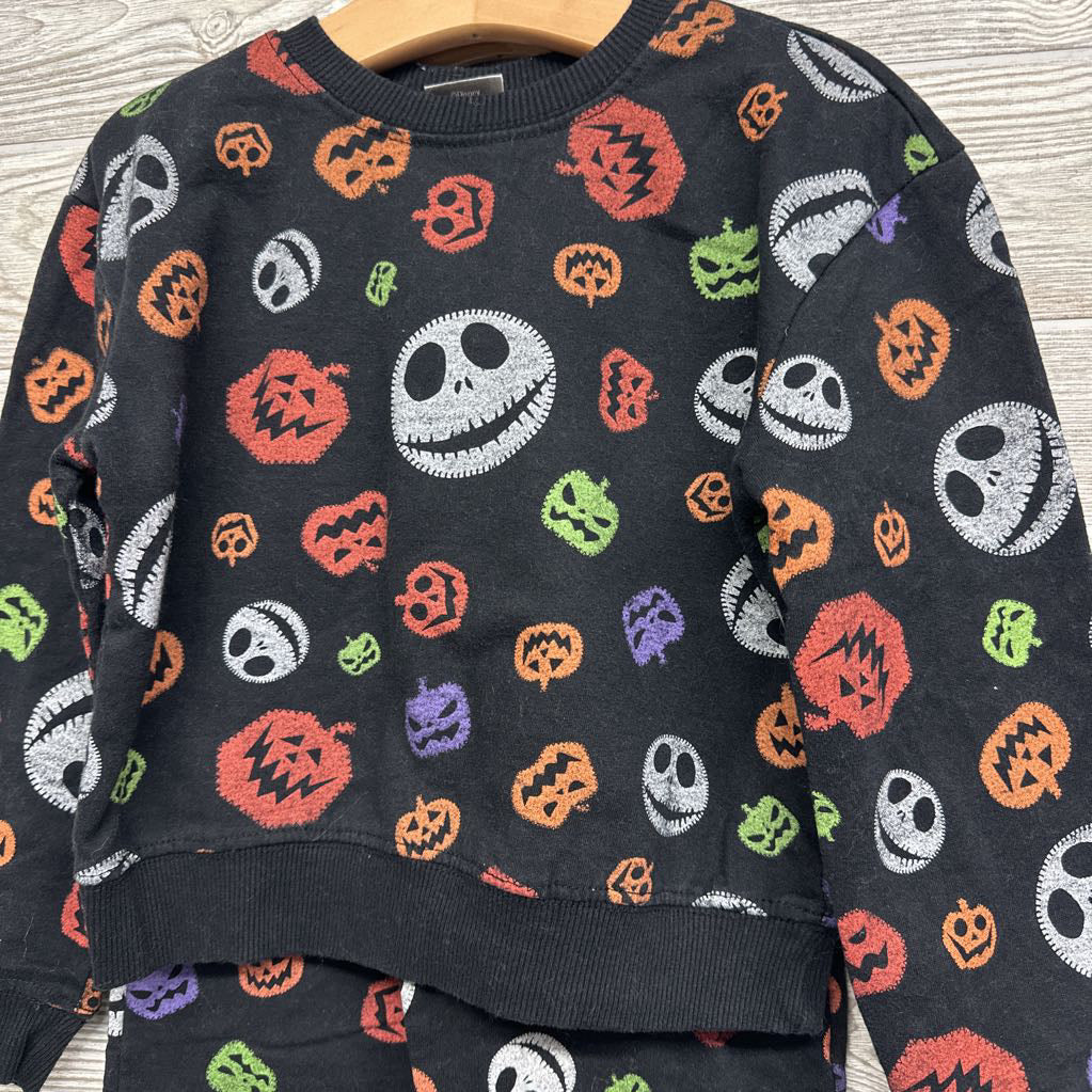 Crewneck & Jogger Sweatpants Jack Skellington 4t