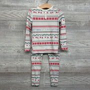 2 Pc Henley Pj Let It Snow 4