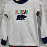 2 Pc LS PJs Lil Bear Plaid 5t