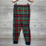 2 Pc LS PJs Lil Bear Plaid 5t