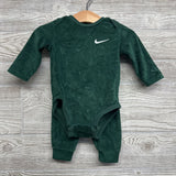 LS Velour Bodysuit & Joggers Swoosh 6M