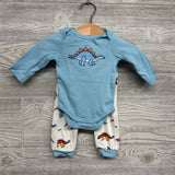 LS Bodysuit Dinosaur & Pants 0-3M