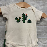 LS Bodysuit Cactus & Pants NB