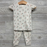 2 PC Pj Bamboo Pj Flowers 12-18M