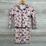 Plush Button Up 2 Pc Pj Bows 6