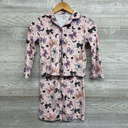 Plush Button Up 2 Pc Pj Bows 6