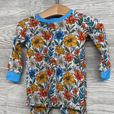 NEW 2 Pc Bamboo Pj Flowers 6-12M