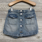 Denim Skort Buttons 6x
