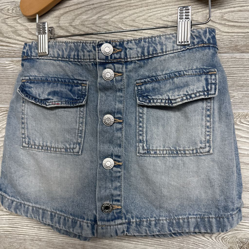 Denim Skort Buttons 6x