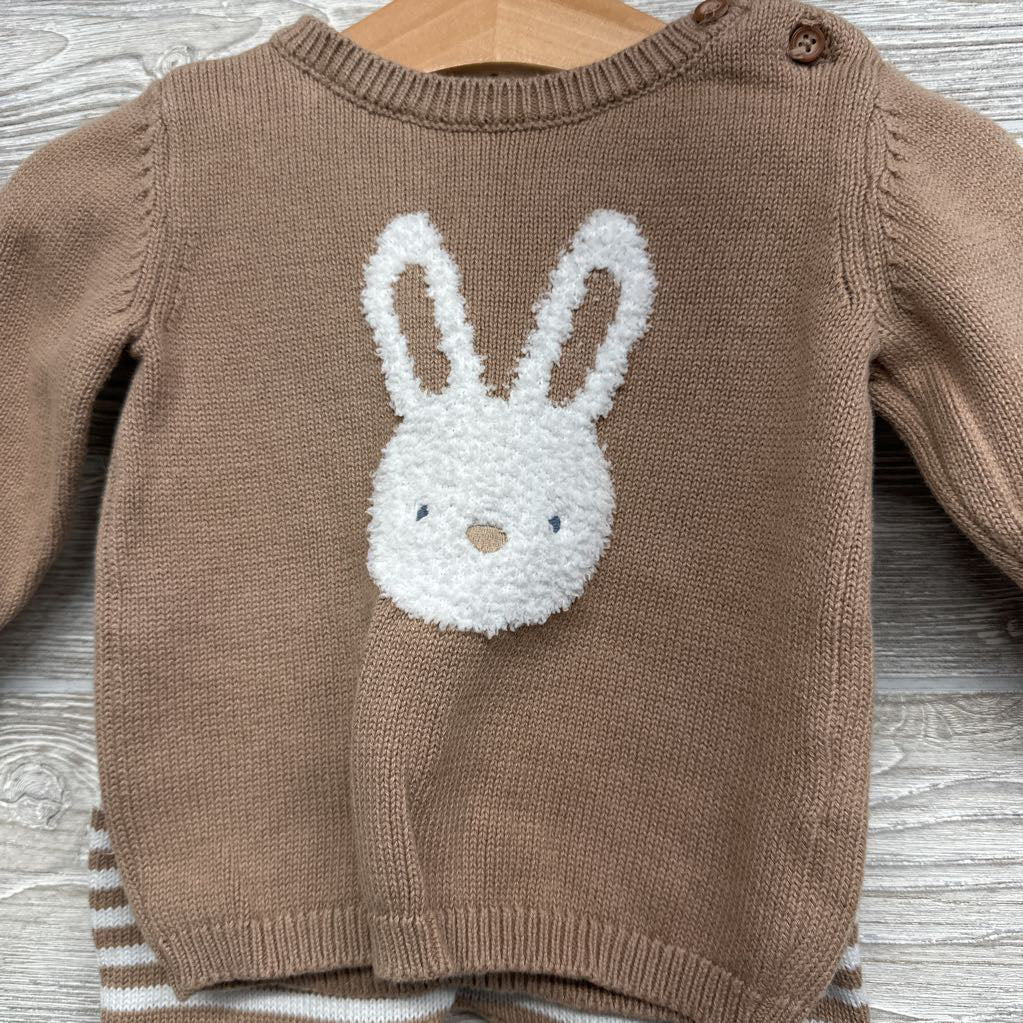 Sweater Rabbit & Pants Striped 9M