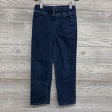 Drawstring Pull On Straight Jeans 6