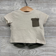 Shirt Pocket & Shorts 0-3M